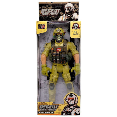 Ігрова фігурка Солдат. DESERT TASK FORCE, 31 см, ХАКІ (ВИД 2) RS 8910F1