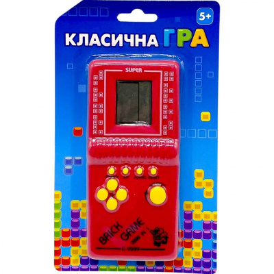 Електронна гра Тетріс 6,5*2*14,5 см (ЧЕРВОНИЙ) MIC 725-60