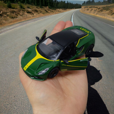 Машинка Kinsmart Lotus Emira (Heritage), зелена Kinsmart KT5456W