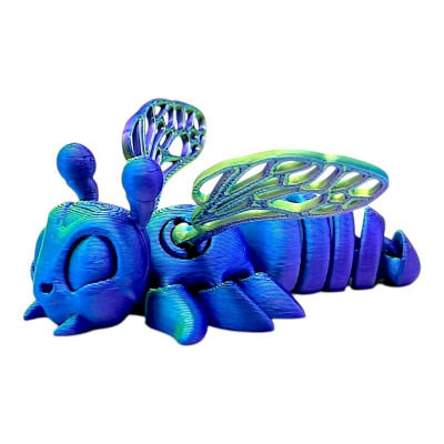 Друкована 3D фігурка бджола, у боксі (ЗЕЛЕНИЙ), 3D друк MIC QD301