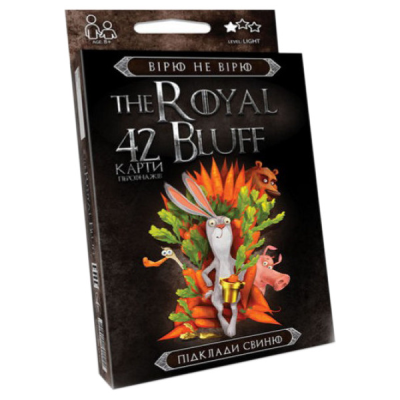 Карткова гра The ROYAL BLUFF RBL-01 українською мовою  RBL-01-01U