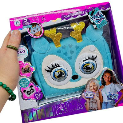 Інтерактивна сумочка (кліпає, звуки, музика, реагує на дотик) KAISIYUAN TOYS KSY958-1