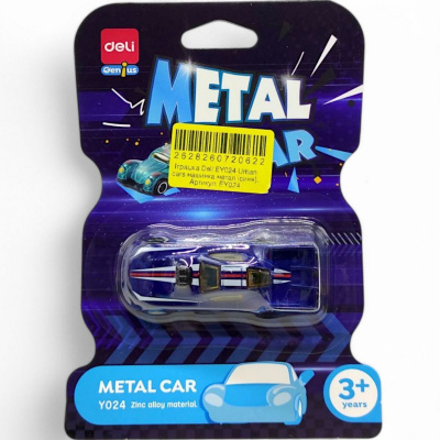 Машинка металева Deli Urban cars (синя) Deli EY024