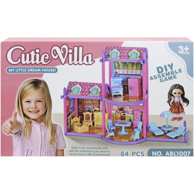 Ігровий набір будиночок+лялька Cutie Villa Країна іграшок ABL1008