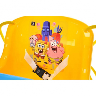 Гойдалка підвісна Спанч Боб (сидіння, канати з кріпленнями) qbee QB001-304