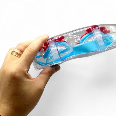 Окуляри для плавання дитячі, силіконові, у футлярі (ВИД 1) MIC MVB-BT-1471-103