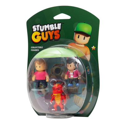 Набір фігурок  STUMBLE GUYS - ОПЕРАТОР ДЖИНА, ДРАКОН ІНФЕРНО Stumble Guys SG2020-3