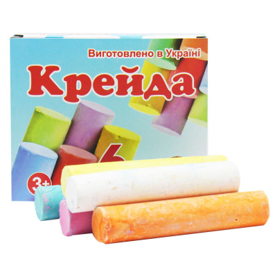 Крейда кольорова (6 кольорів) Ramax КРУ-6