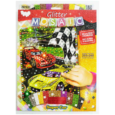 Набір для творчості Блискуча мозаїка: Тачки Dankotoys БМ-03-02