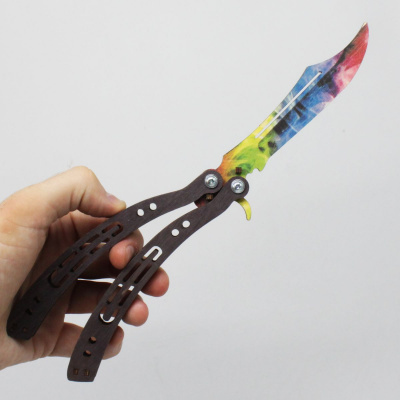 Ніж Метелик CS GO (Marble Fade) Сувенир-Декор BAL-R