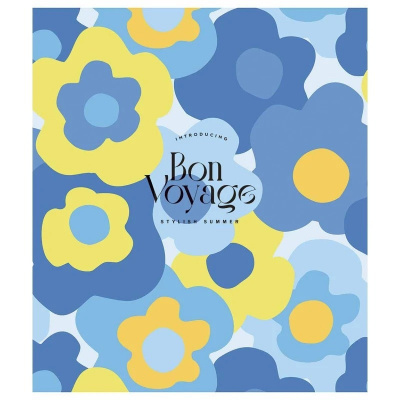 Зошит учнівський "Bon Voyage" 012-3206K-1 в клітинку, 12 аркушів