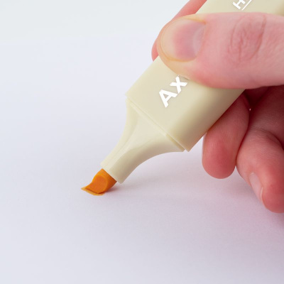 Маркер Highlighter 2537-A, 1-5 мм клиноп., набір 6 morandi Axent 2537-60-A
