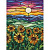 Алмазна мозаїка Поле соняшників 30х40 см Ідейка AMO8072