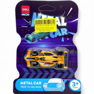 Машинка металева Deli Urban cars (жовта) Deli EY024