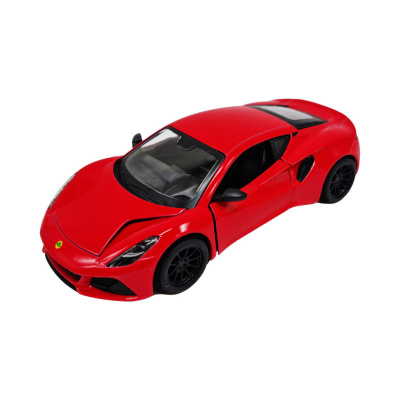 Інерційна машинка Lotus Emira Kinsmart KT5441W металева, 13 см Червоний