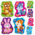 Пазли картонні (Maxi) Лісові звірі, укр Vladi Toys VT1722-26