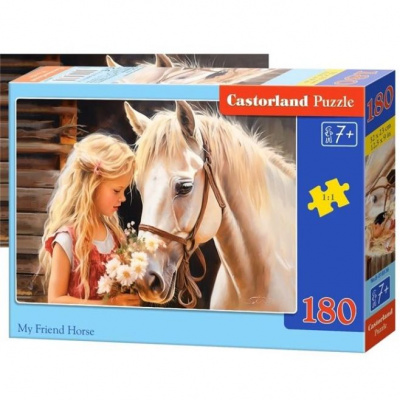 Пазли Castorland Мій друг на 180 елементів Castorland B-018536