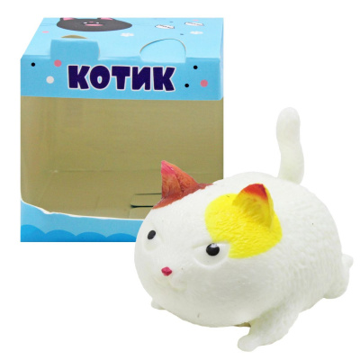 Іграшка-антистрес Котик, білий MIC TL-003