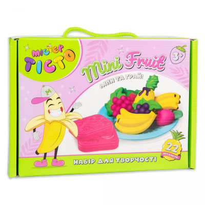 Набір тіста для ліплення Містер тісто: Mini fruit Strateg 41009