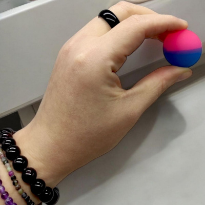 Мʼячик пострибунчик Градієнт, 3,2 см, 60 штук MIC MS-24-10-1153