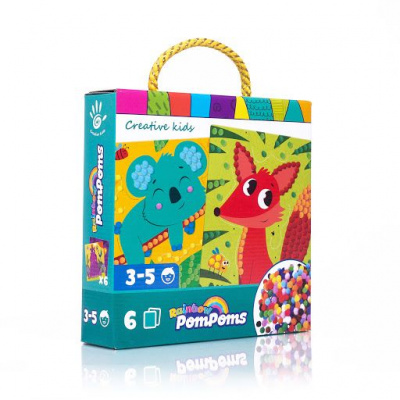 Набір для творчості Rainbow pompoms, укр Vladi Toys VT4433-06