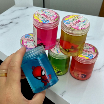 ІГРАШКА-АНТИСТРС СЛАЙМ З ФІГУРКОЮ Герої Аніме (ЖОВТИЙ) MIC C24207