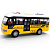 Автобус інерційний на батарейках 19x8x8 см (ЖОВТИЙ) MIC YM-9907F