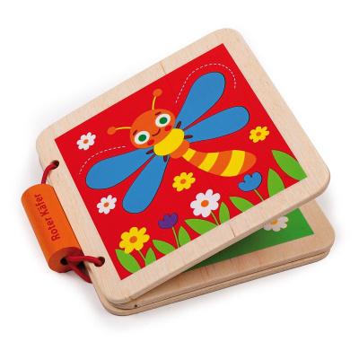 Деревʼяна іграшка Деревʼяна книга. Комахи Vladi Toys RW3033