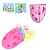 Органайзер для ванної (+12 кульок), рожевий Технок 7778