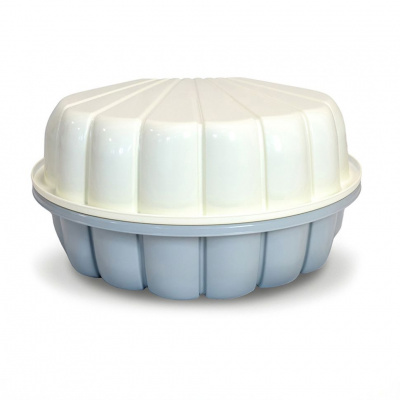 Пісочниця-басейн Мушля, кремова/світло-сірий (81х81х20 см) Doloni 01236/09