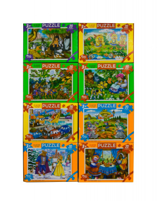Класичні пазли Казки, 20 ел Dankotoys C20-...-...