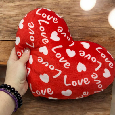 Іграшка м’яка Серце Love розмір М (26х8х18 см) Сувенир-Декор HL-M