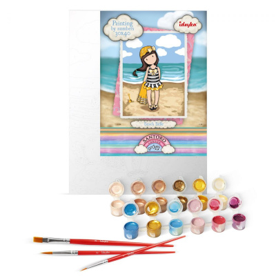 Картина за номерами Beach Belle Santoro Gorjuss Collection 30х40 см Ідейка KHO8677