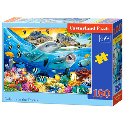 Пазли Дельфіни у тропіках, 180 елементів Castorland B-018468