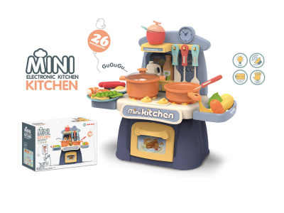 Ігровий набір Mini Kitchen зі світловими і звуковими ефектами, 26 ел Beibe Good 889-173