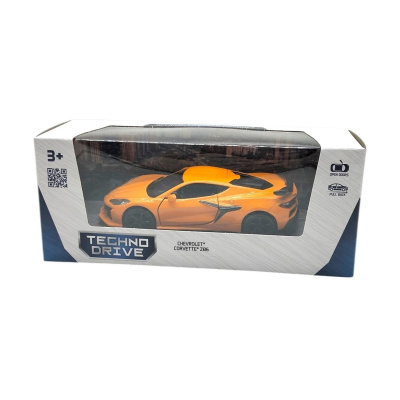 Автомодель – CHEVROLET CORVETTE мікс (синій, помаранчевий) TechnoDrive 260156U