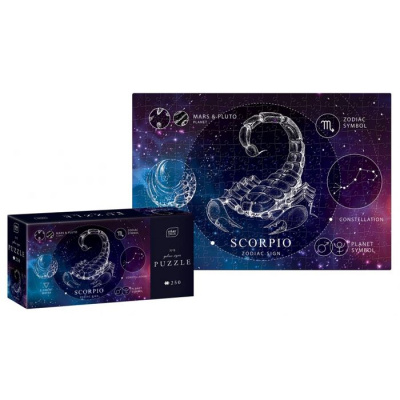Пазли Знаки зодіаку: Скорпіон (250 елем) InterDruk 341945