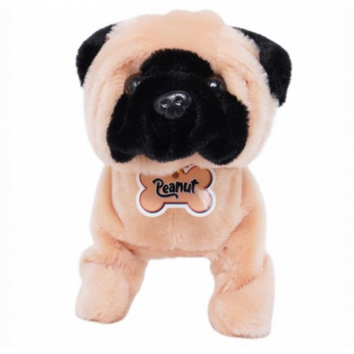 Інтерактивна іграшка Pugs at Play Мопс PEANUT Pugs at Play ST-PAP28