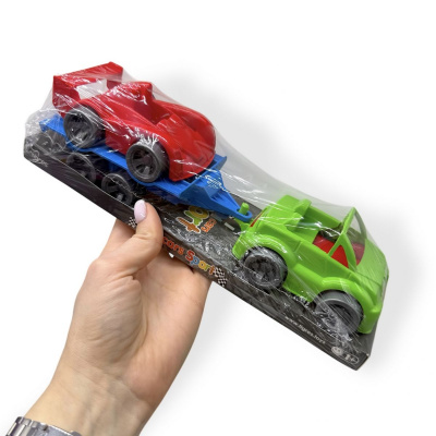 Набір машинок Kid cars sport (зелений кабріолет + червона) TIGRES 39824