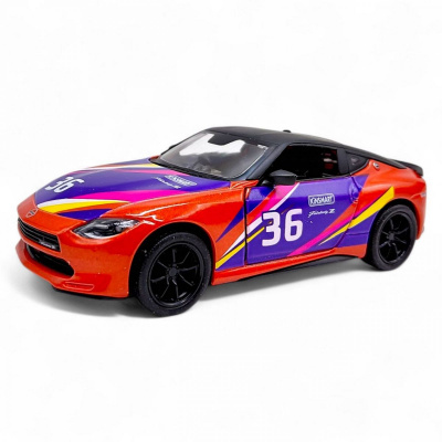 Машинка NISSAN FAIRLADY Z (CUSTOMIZED EDITION) ПОМАРАНЧЕВА Kinsmart KT5443FW