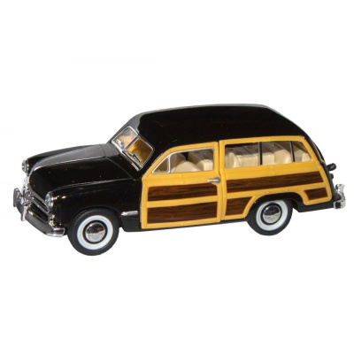 Машинка металева Ford Woody Wagen 1949, чорний Kinsmart KT5451W