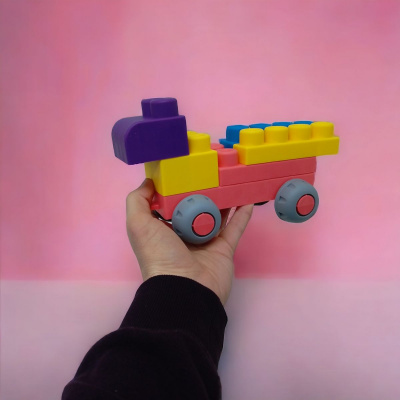 Конструктор гумовий Soft Building Blocks, 12 деталей MIC 2012E