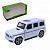 Машинка металева Mercedes G-клас із серії Автопром, двері, інерція (біла) Автопром AP74146