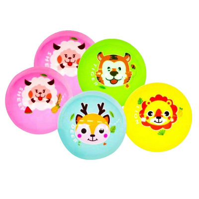 Мʼяч гумовий Тваринки, 5 штук, 21 см MIC BT-PB-0197