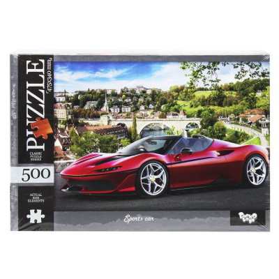 Пазли Sport car, 500 елементів Dankotoys С500-14-01,02,03,04...12