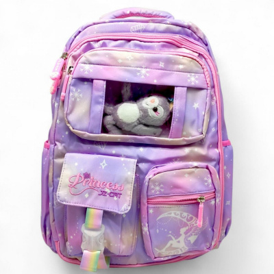 Рюкзак шкільний 30×46×17 см (БУЗКОВИЙ) MIC C72847