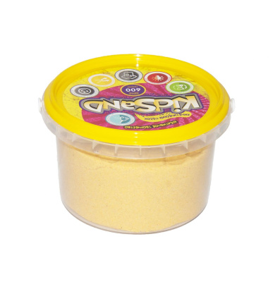 Кінетичний пісок KidSand, жовтий, 600 г Dankotoys KS-01-05