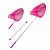 Сачок телескопічний (мінімальна довжина - 43 см; максимальна - 98 см) рожевий MIC BT-BN-0008