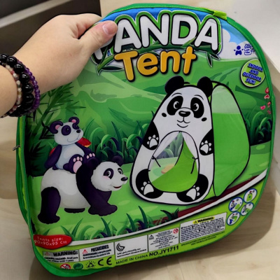 Намет дитячий Звірятка. Панда (90х90х95 см) coffee dog JY1709/10/11/12