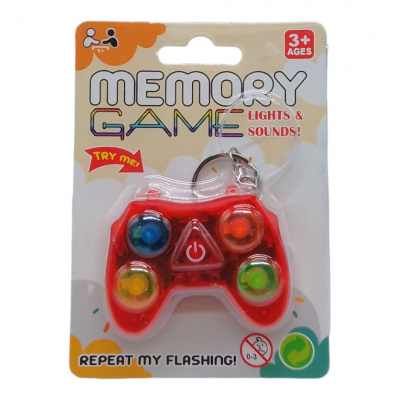 Гра-брелок Memory Game: геймпад звуки, підсвічування MIC 908-2